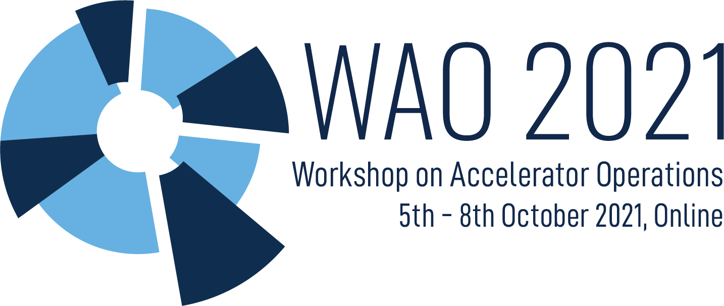 WAO LOGO Online 12th Workshop on Accelerators Operation