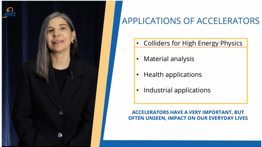 Lecture by Angeles Faus Golfe about the applications of Accelerators.